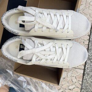 Golden Goose Superstar silver white sneakers